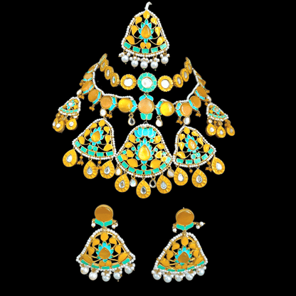 Monarch Rani Necklace With Earrings Set