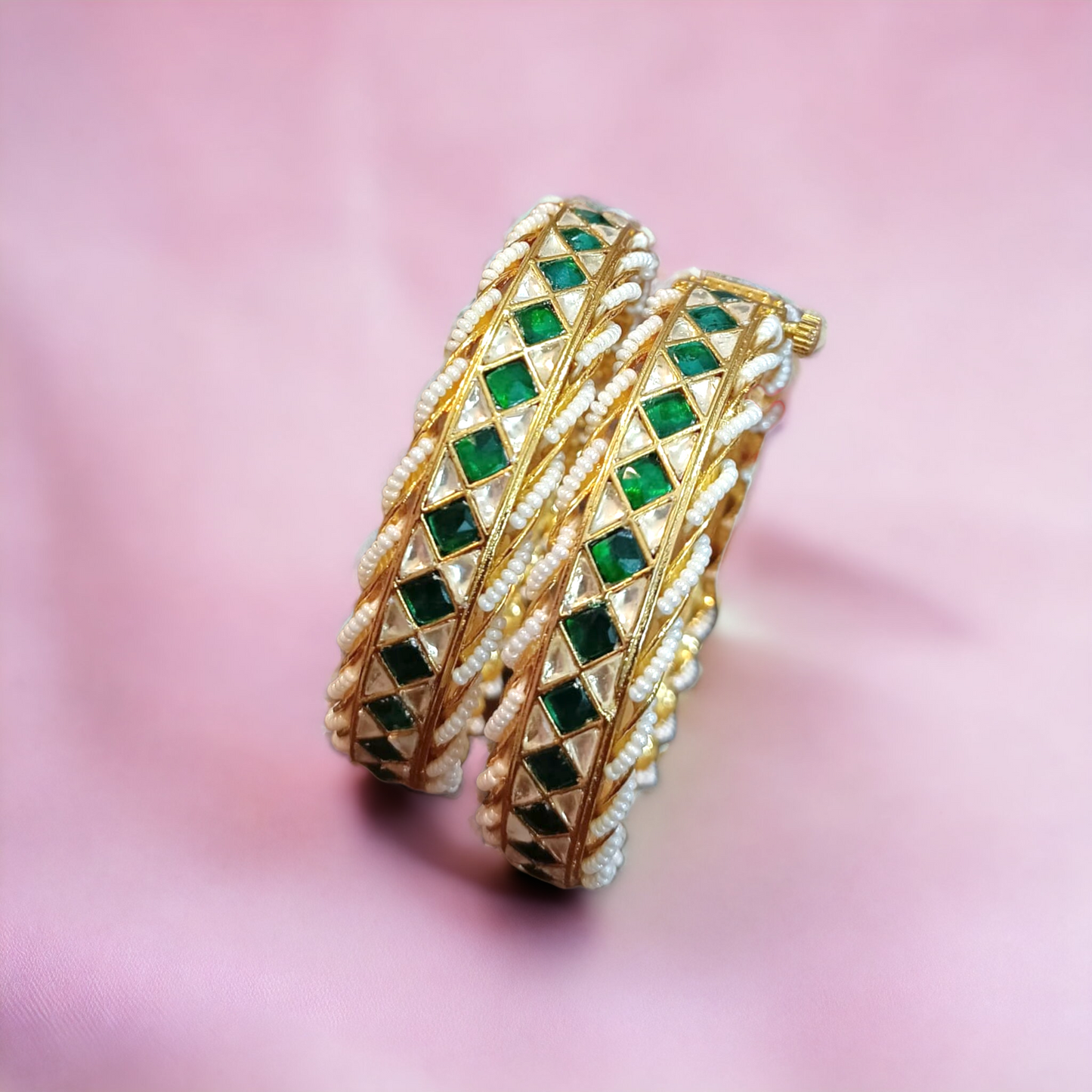 Shrenik Polki Bangles