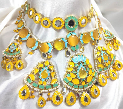 Monarch Rani Necklace With Earrings Set