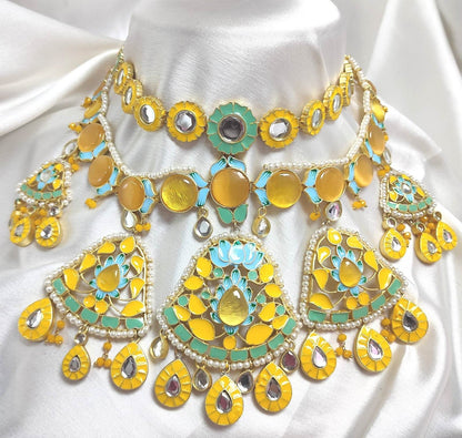 Monarch Rani Necklace With Earrings Set